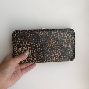 Leopard print wallet